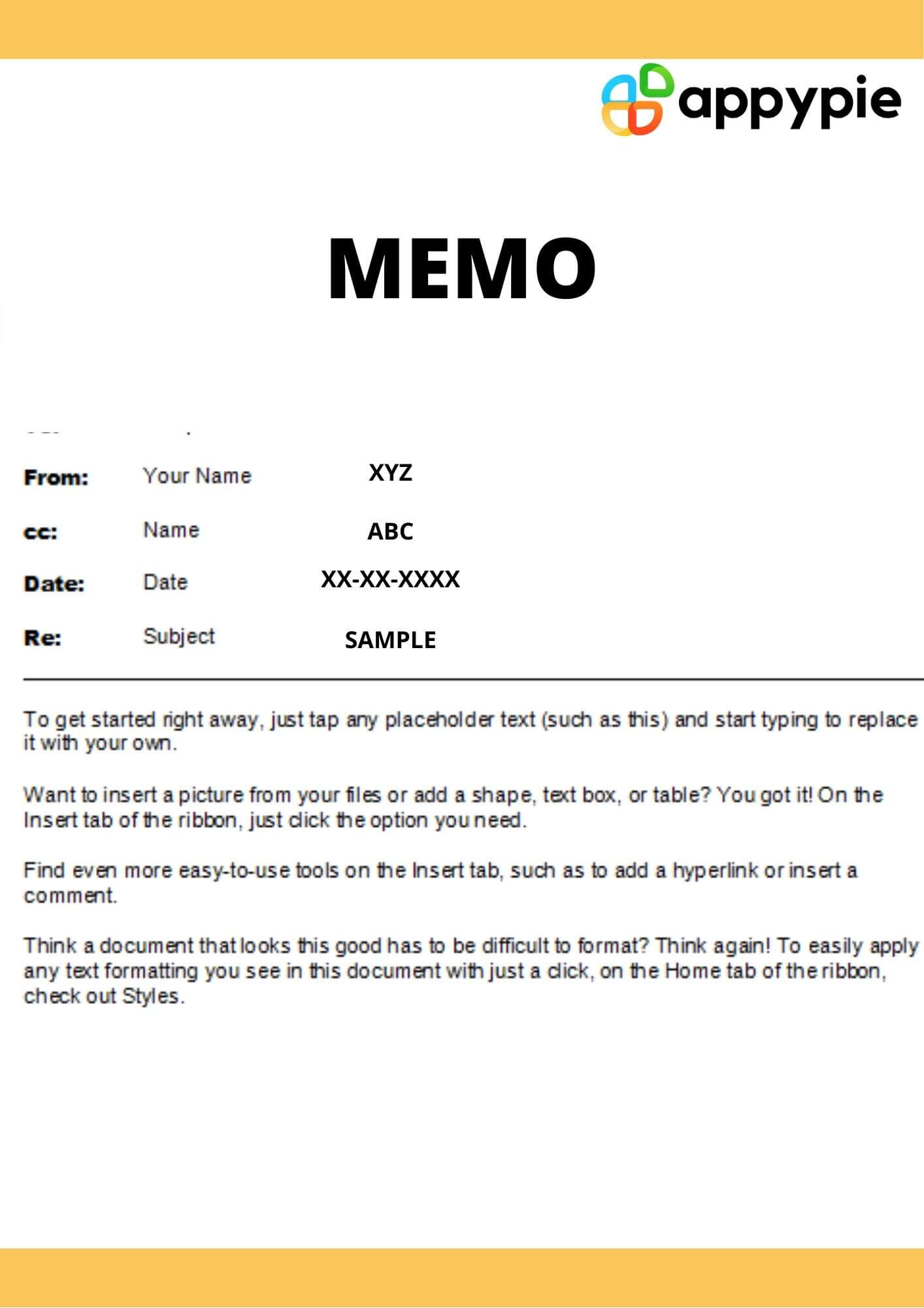 80 Apa Memo Templates Ideas 26