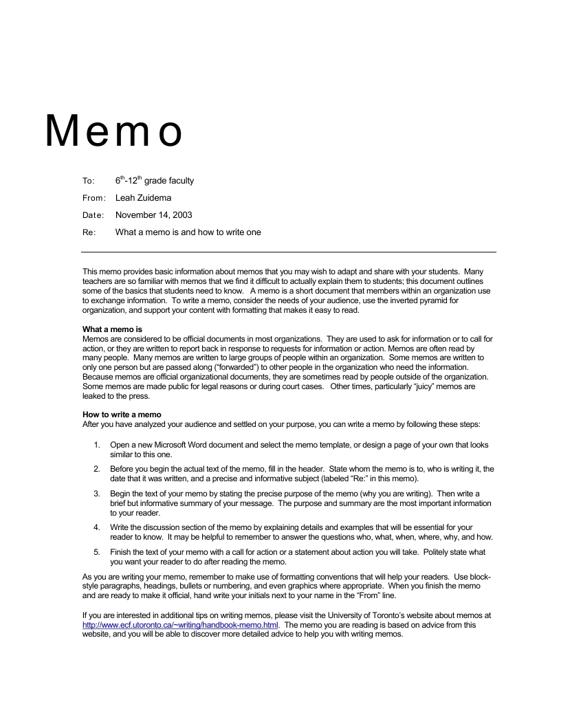 80 Apa Memo Templates Ideas 4