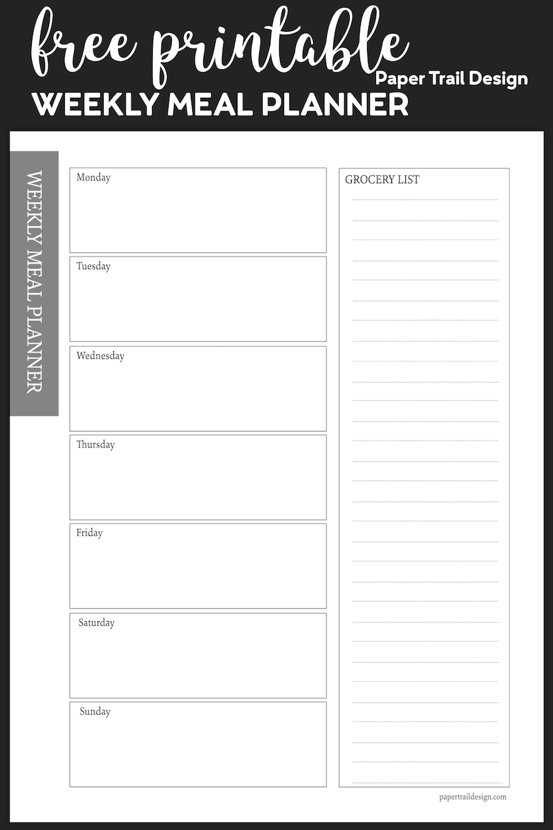 80 Free Meal Planning Templates 32