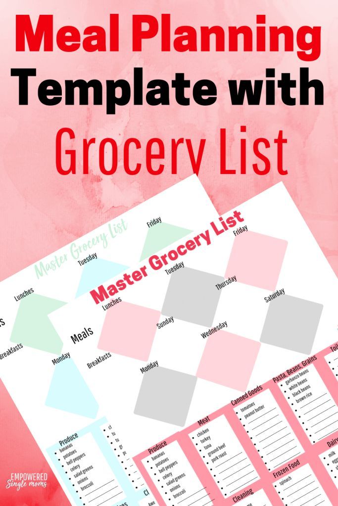 80 Free Meal Planning Templates 67