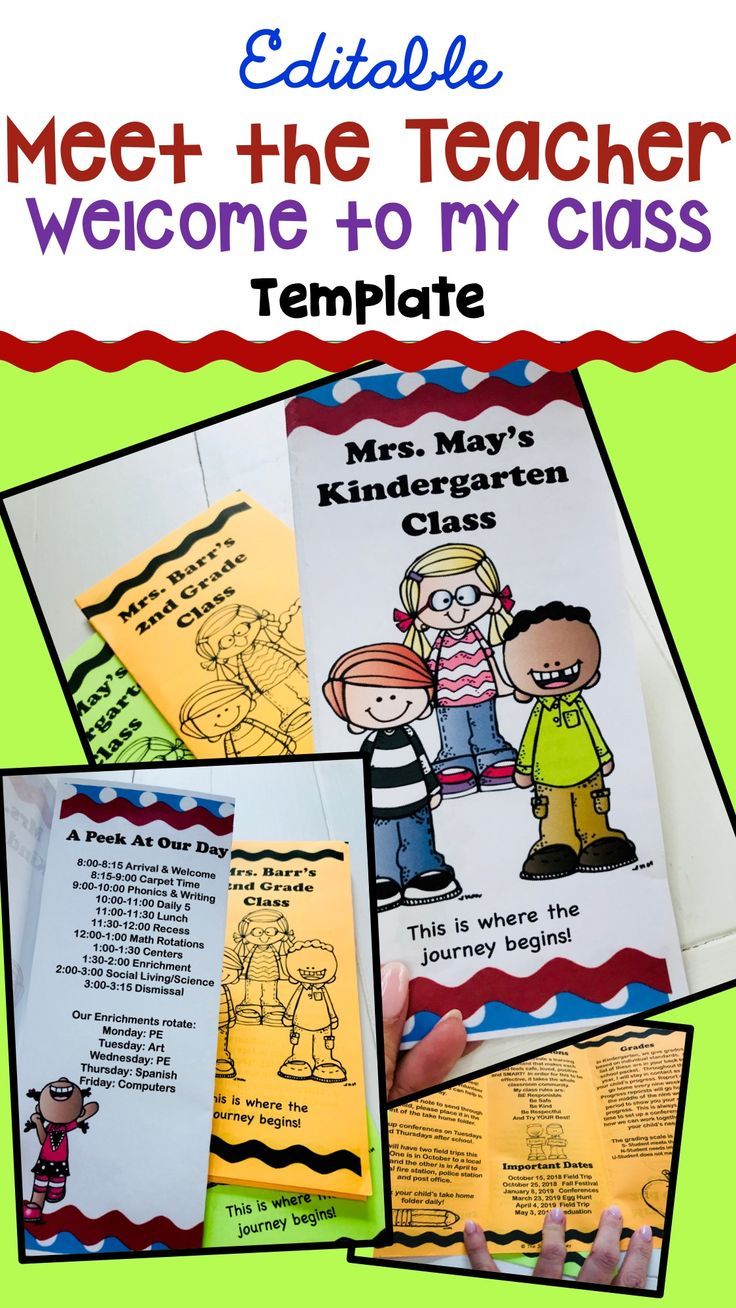 Best 50 Meet The Teacher Template Prek Ideas 27