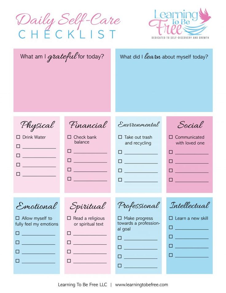 Best 50 Self Care Worksheets Ideas 45