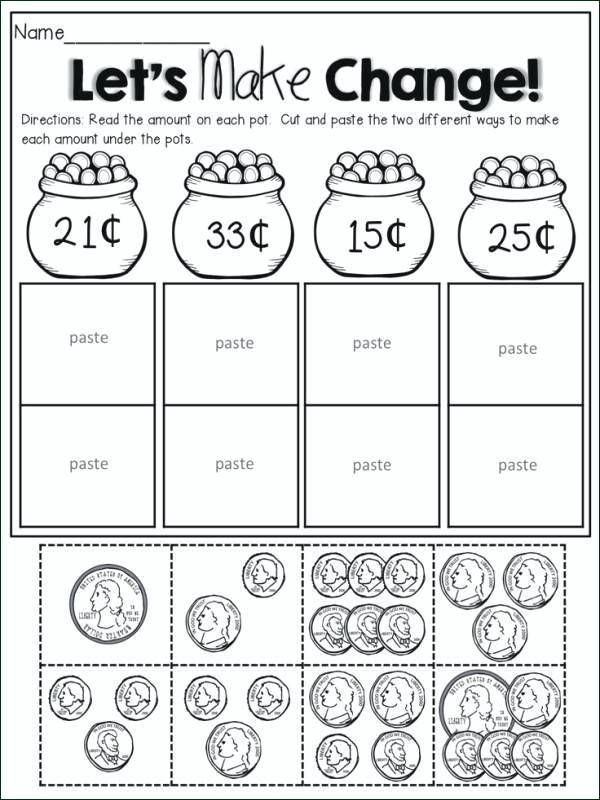 20 2Nd Grade Math Worksheets On Money