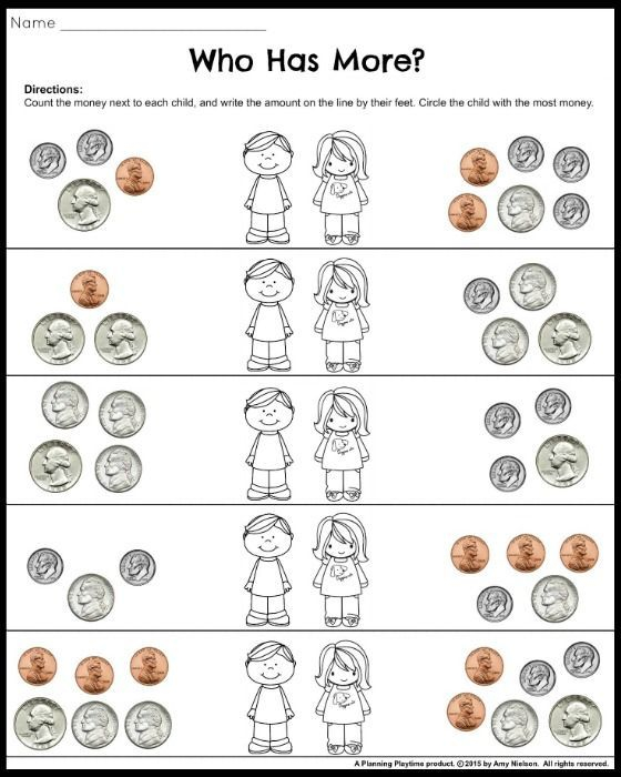 20 2Nd Grade Math Worksheets On Money