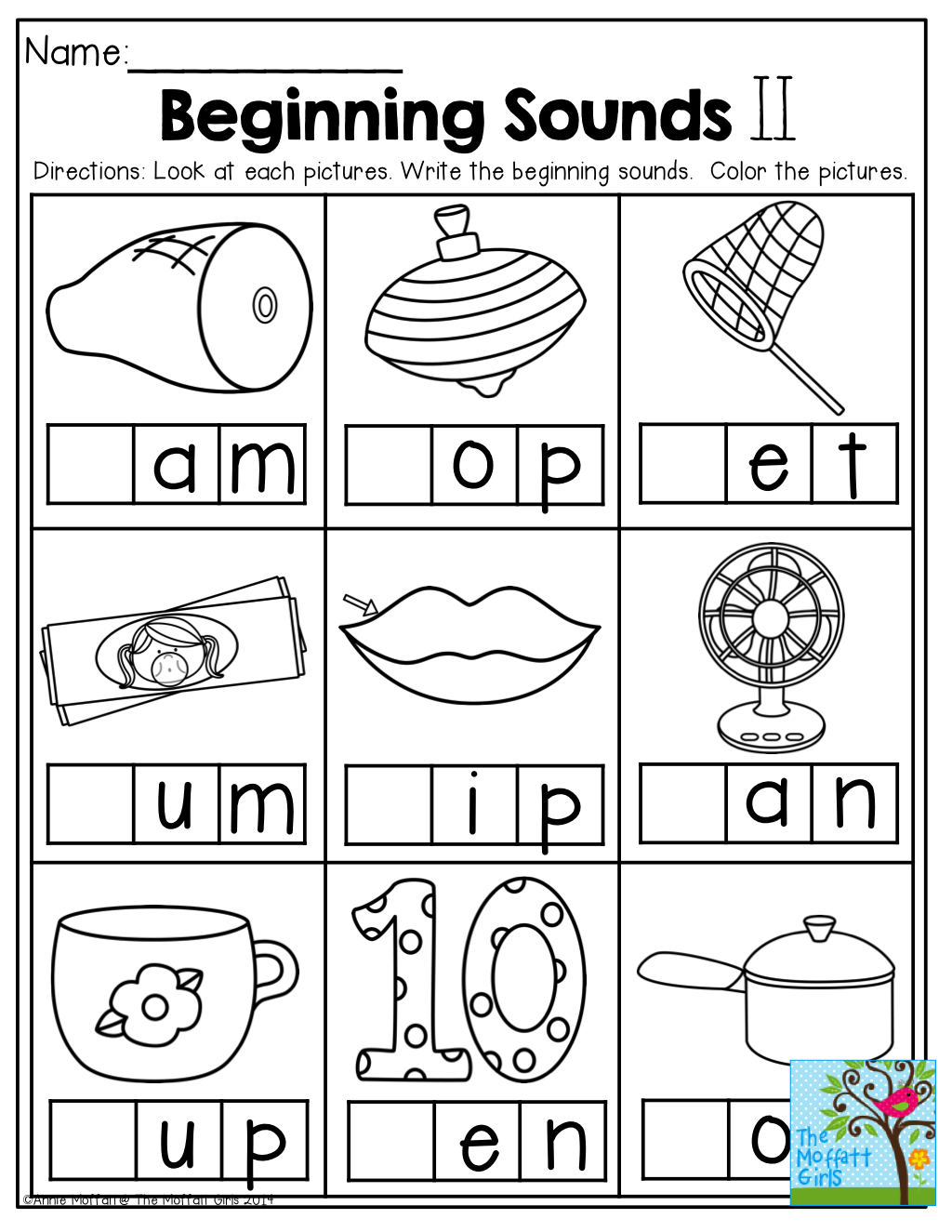 20 3 Letter Worksheets For Kindergarten