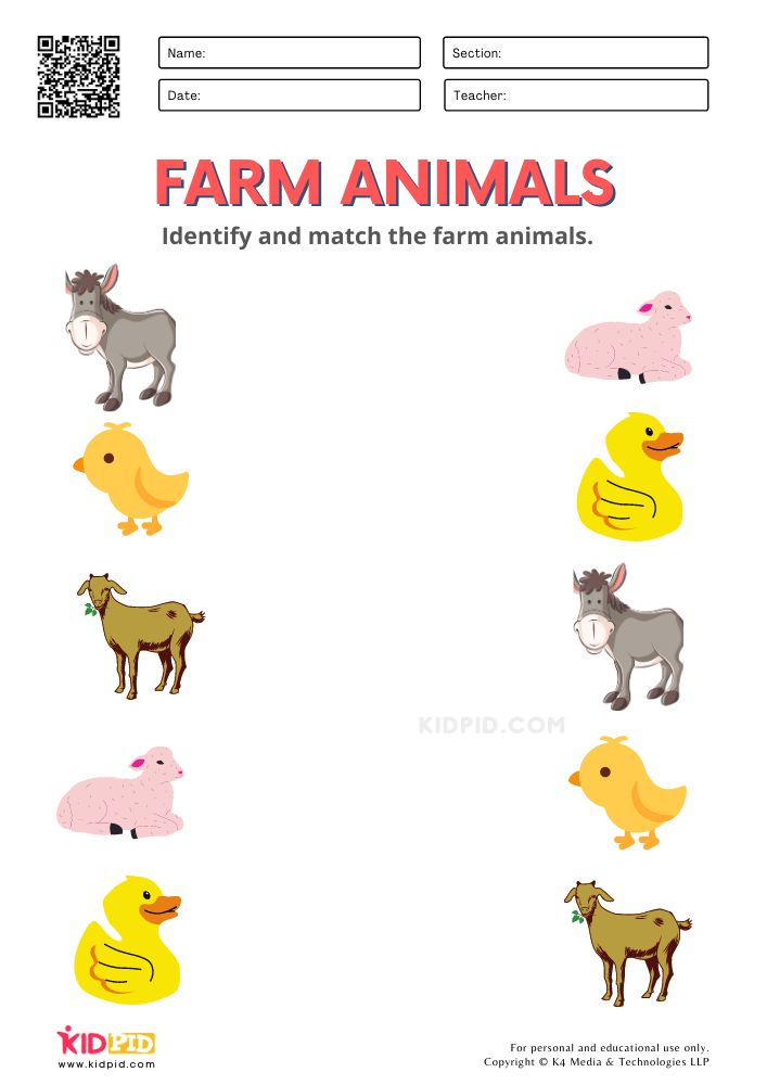 20 Domestic Animals Worksheets Kindergarten