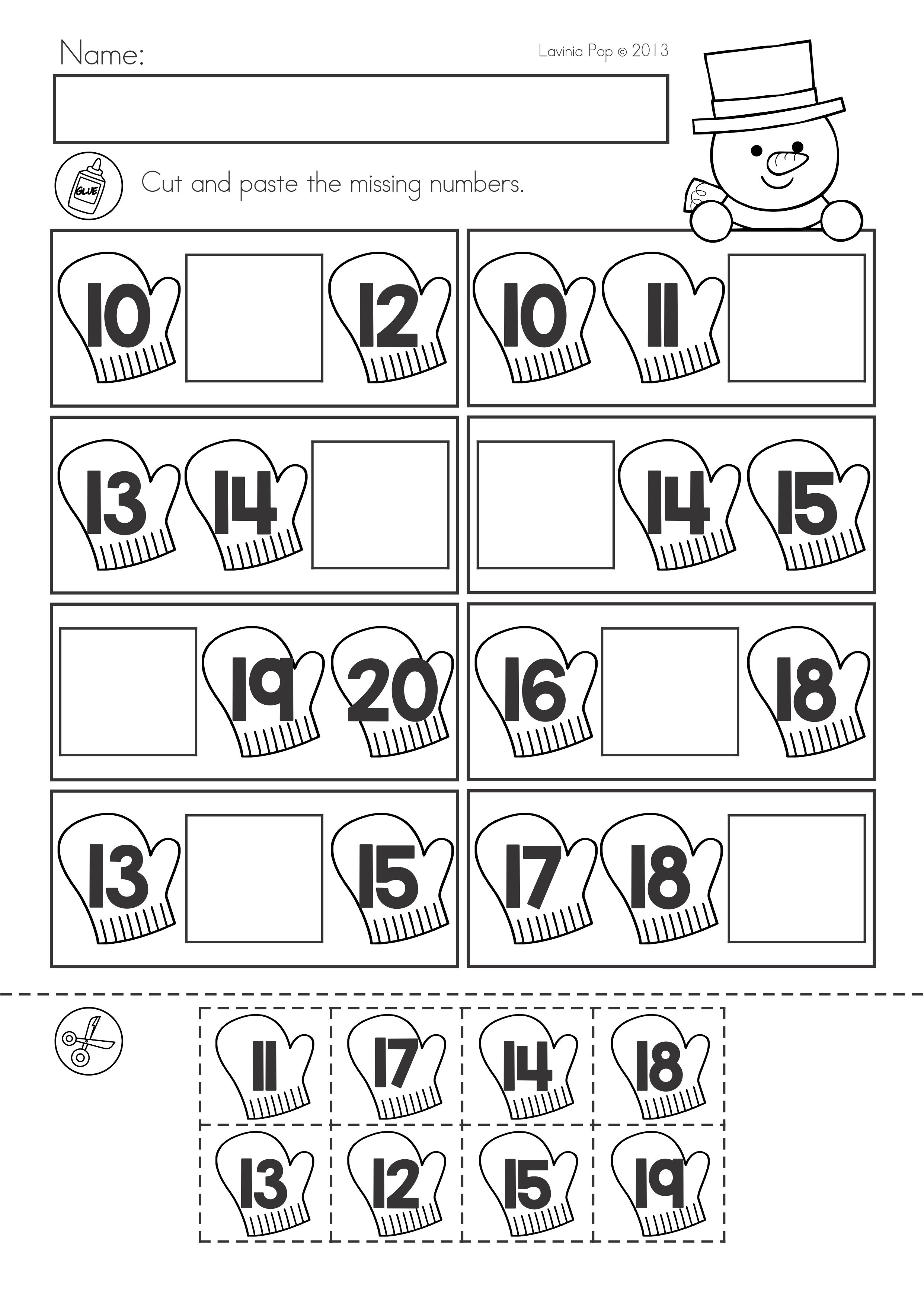 20 Winter Math Worksheets For Kids