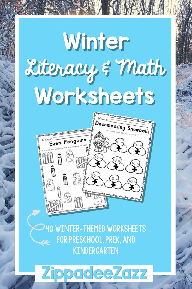 30 Winter Math Worksheets For Kids