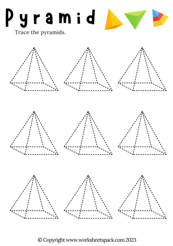 35 Free 3D Shape Worksheets For Kindergarten