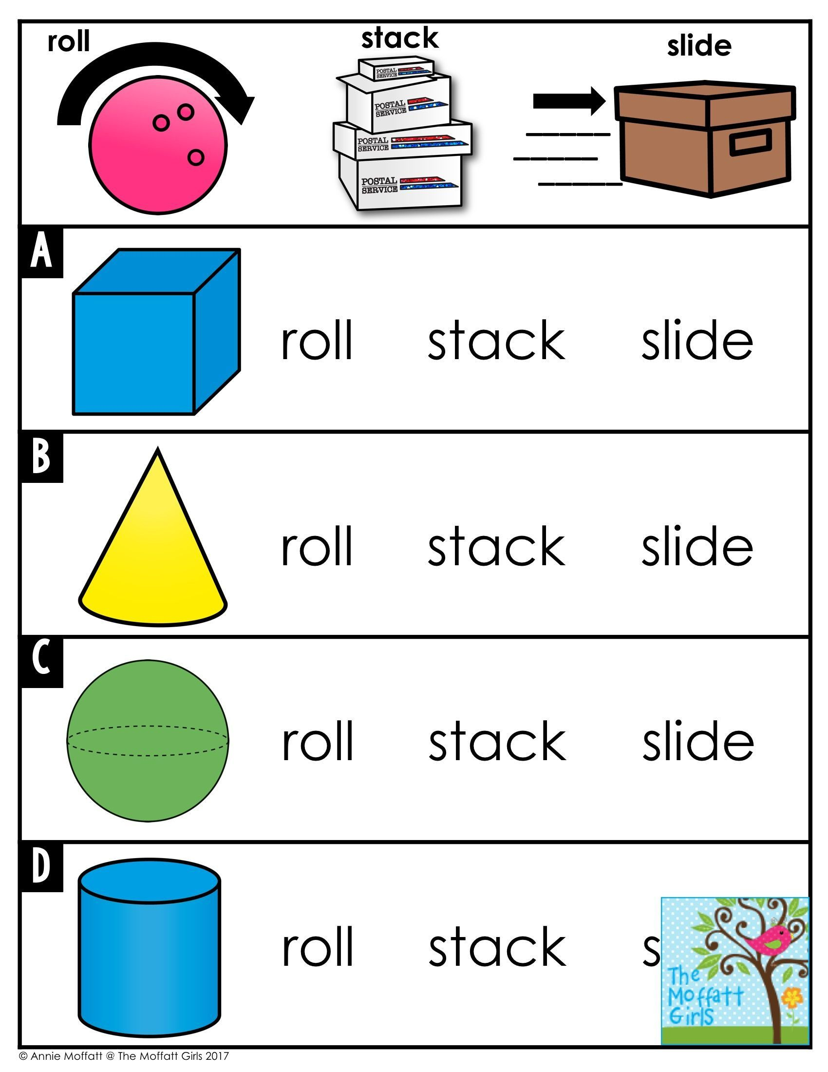 35 Free 3D Shape Worksheets For Kindergarten