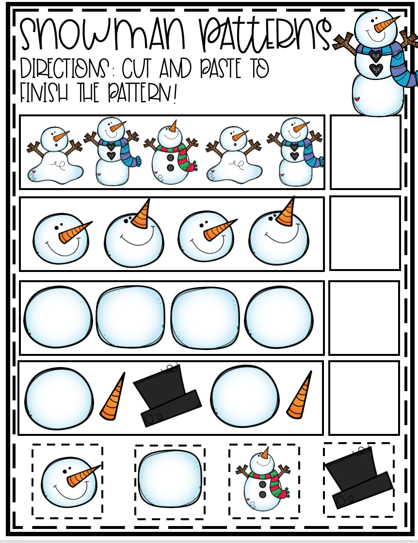 35 Winter Math Worksheets For Kids