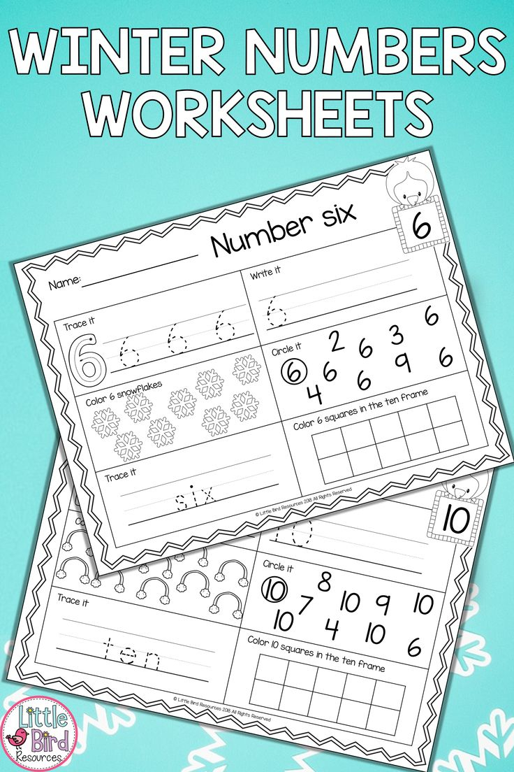 21 Winter Math Worksheets For Kids