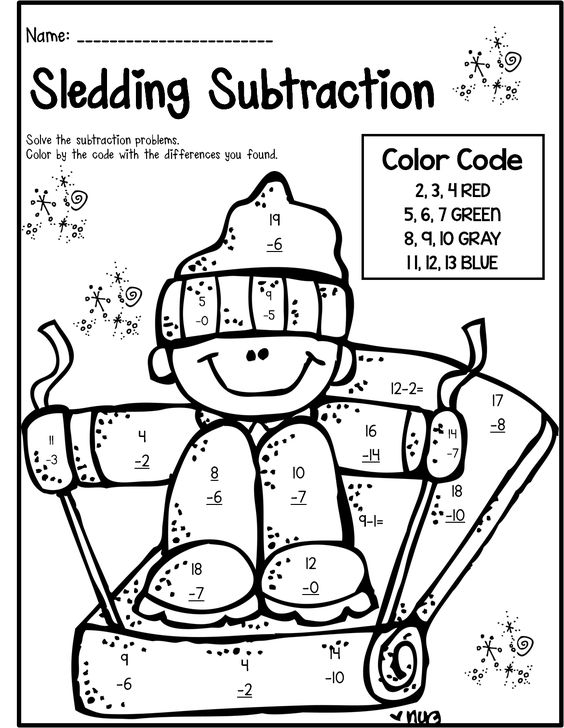 21 Winter Math Worksheets For Kids